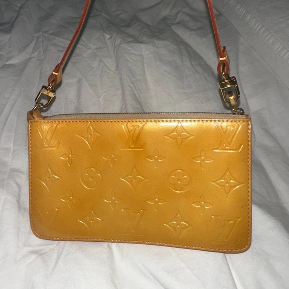 Louis Vuitton Gold Embossed Clutch